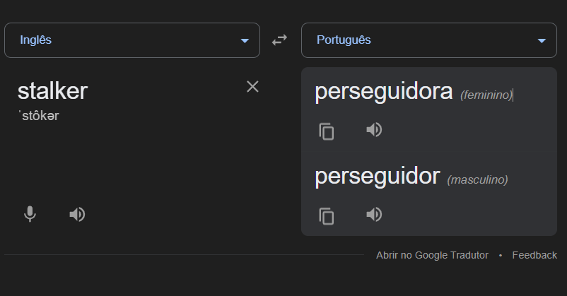 tradução do inglês para o português.